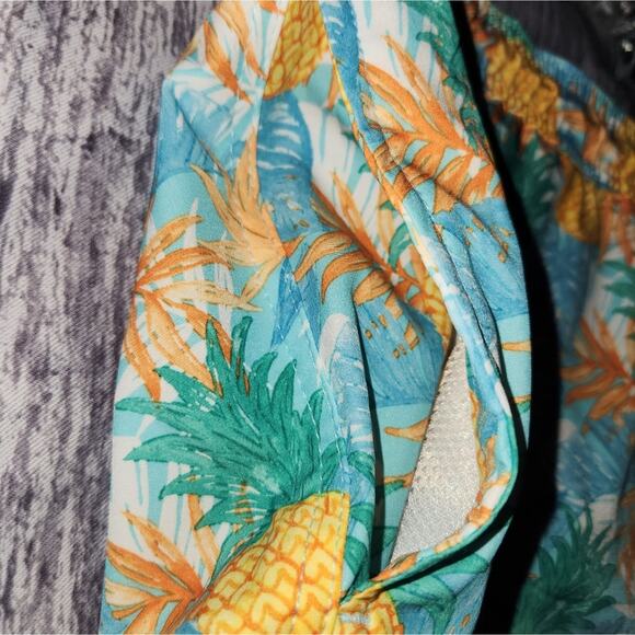 Mens Pineapple Print Swim‎ Trunks Shorts Summer Beach Pool Vacation Tropical - Picture 3 of 4